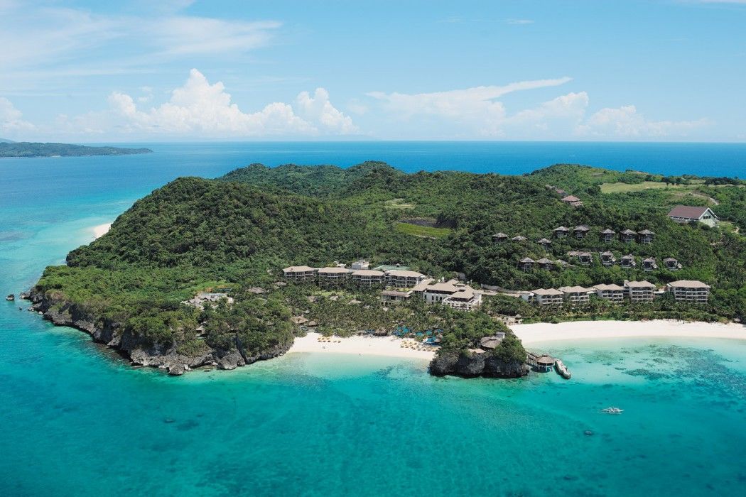 Shangri-La Boracay Eksteriør billede Aerial view of the island